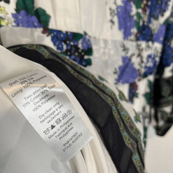 Kobi Halperin Maddie Floral Balloon-Sleeve Mini Dress Women's Size Medium - Picture 6 of 6